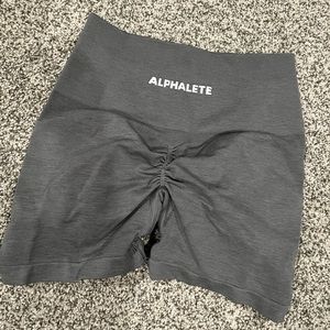 Gray alphalete amplify shorts. Barely worn. Mint conditions